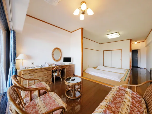 غرفة يابانية للمدخنين، Resort Hotel Umibeno Kajuen 1/1