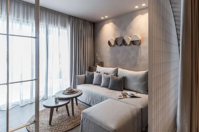 Junior Suite, Studio, Queen Bed, 2 Sofa، Ella Elissa - Adults Only 1/7