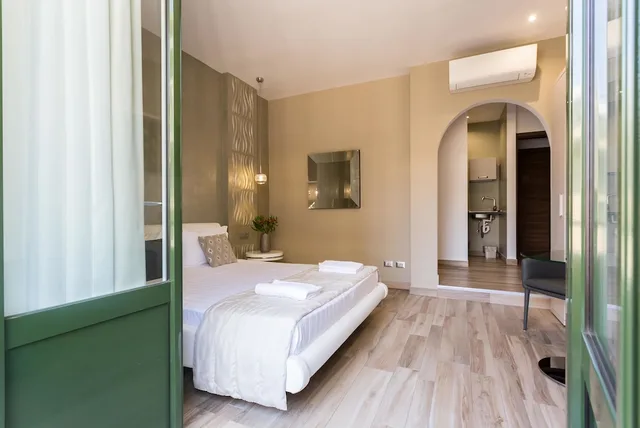 غرفة سوبيريور بسرير كوين بحوض جاكوزي، Aparthotel Durini 6/10