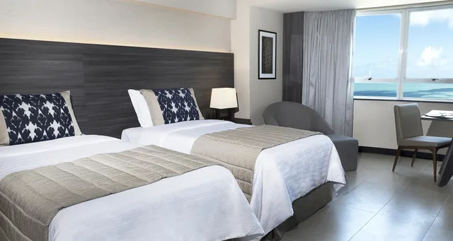غرفة سوبيريور بسريرين منفصلين بإطلالة على البحر، Golden Tulip Natal Ponta Negra 1/8