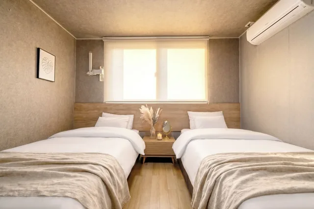 غرفة ديلوكس بسريرين منفصلين بإطلالة على المدينة، Malu Hotel 4/10