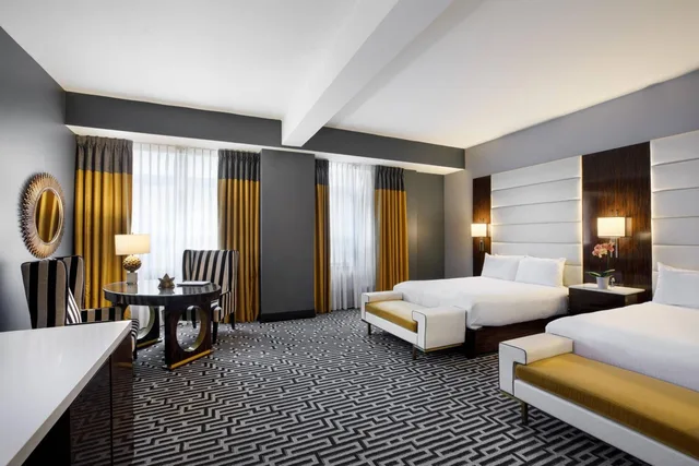 غرفة بسريرين كوين بإطلالة على المدينة، Hotel Metro 4/7