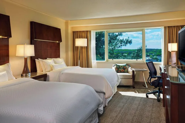 غرفة ديلوكس رباعية بسريرين مزدوجين، The Westin Waltham Boston 1/4