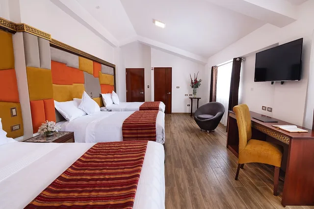 غرفة ثلاثية بسريرين مزدوجين، Hotel Hacienda Cusco Centro Historico 2/4
