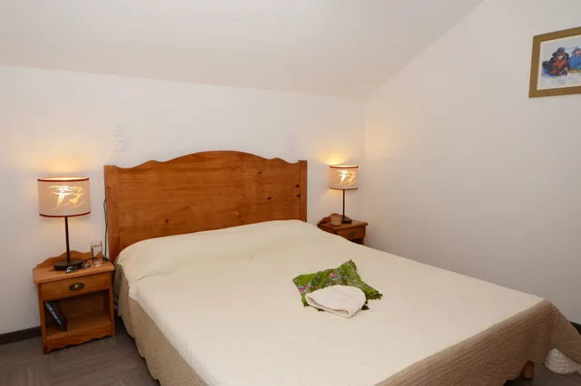 شقة بسرير بطابقين بغرفتي نوم مع سرير سحّاب إضافي مع أريكة، Residence Pra Sainte Marie 4/5