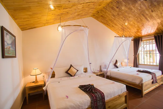 بنغل عائلي بسريرين كينج بإطلالة على الحديقة، La Mer Resort 8/10