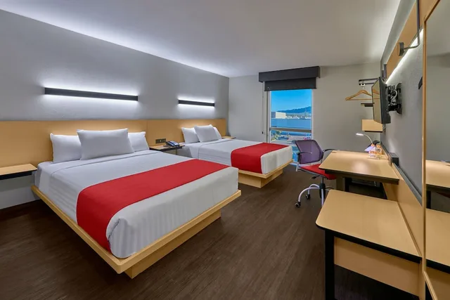 غرفة بسريرين مزدوجين، City Express by Marriott Hermosillo Expo 2/4