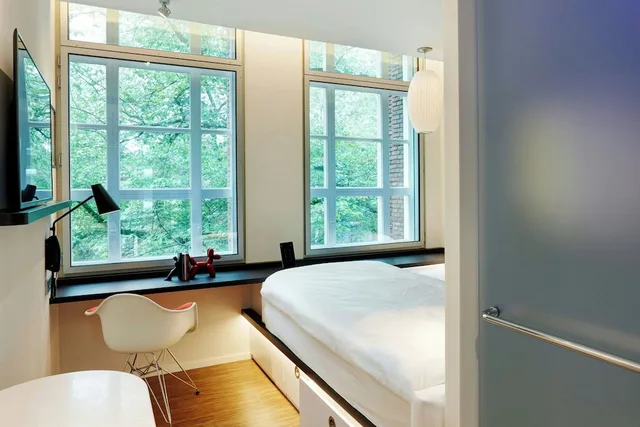 غرفة بسرير كينج في طابق مرتفع، Citizenm Amstel Amsterdam Hotel 10/10
