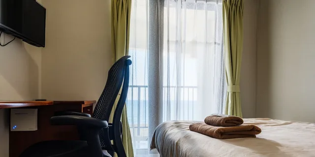 غرفة بإطلالة على البحر مفردة بسرير فردي، Hotel Sunset American 5/9