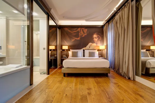غرفة بسرير مزدوج بإطلالة، Villa Agrippina Gran Melia (ex Gran Melia Roma) 8/10