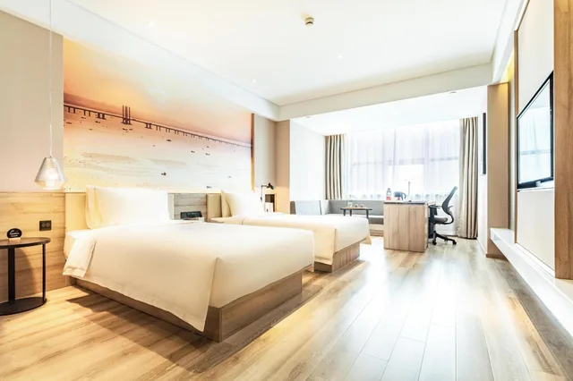 Elegant, Twin Beds، Atour Hotel Jiaozhou 1/1