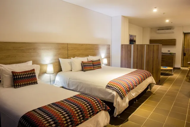 جناح جونيور بثلاثة أسرّة مع أريكة، Alko Hotel Integrado 3/9