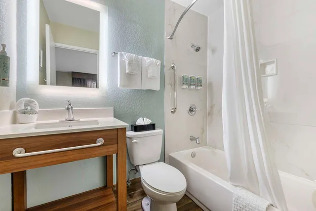 غرفة بسرير كينج يُسمح فيها بالحيوانات الأليفة، Best Western Carlsbad by the Sea 4/4