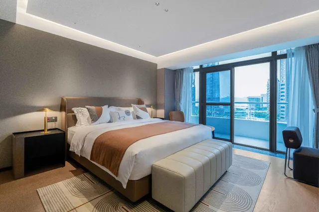 غرفة بريميير بغرفة نوم واحدة، CM Plus Service Apartment Shenzhen Taige 1/1