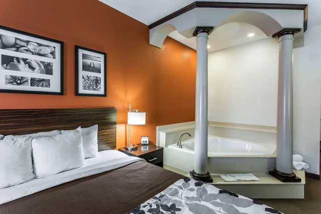 غرفة بسرير مزدوج، Sleep Inn & Suites Lubbock West 2/3