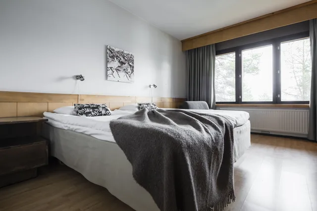 غرفة بانورامية بسريرين منفصلين، Lapland Hotels Hetta 1/5