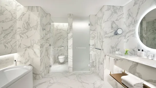 جناح استوديو بسرير كينج بإطلالة على البحر بمطبخ صغير، INTERCONTINENTAL ABU DHABI RESIDENCE 5/7