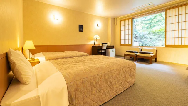 غرفة قياسية بسريرين منفصلين، Hotel Daisen Shirogane 1/1