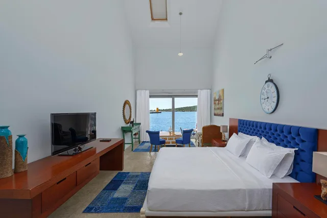 غرفة بسرير مزدوج بإطلالة على البحر، Doria Hotel Yatch Club Kas 1/4