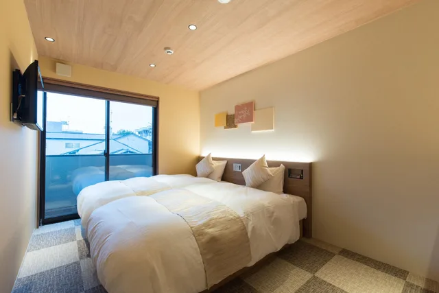Semi Room, Studio, Apartment, 2 Semi Double Beds، Stay SAKURA Kyoto Higashi Honganji I 1/1