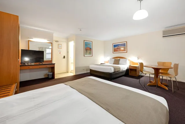 غرفة ديلوكس بسريرين كوين، Pegasus Motor Inn And Serviced Apartments 3/8