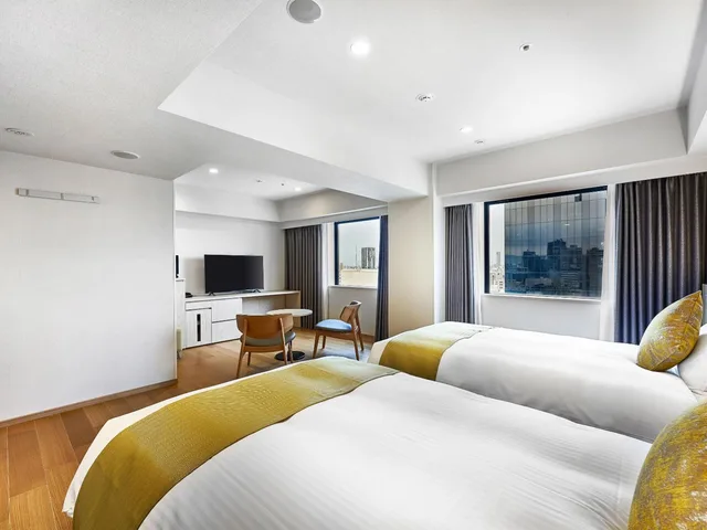 Semi Room, 2 Semi Double Beds، DEL style Osakashinsaibashi by Daiwa Roynet Hotel 1/2