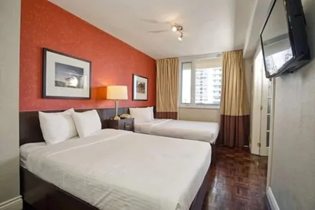 غرفة قياسية بسريرين مزدوجين، Town Inn Suites 1/2