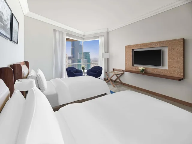 Fairmont, Twin Beds، Fairmont Hotel Dubai 1/4