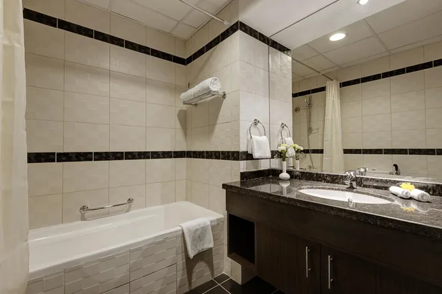 شقة ديلوكس بشرفة بغرفتي نوم، Abidos Hotel Apartments Dubailand 7/8