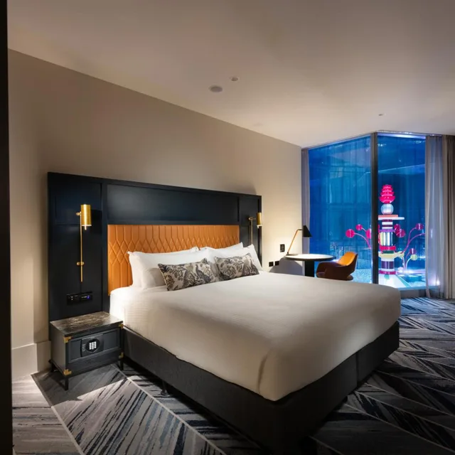 جناح جونيور تنفيذي بسرير كينج مع دخول الصالة، Dorsett Melbourne 1/4
