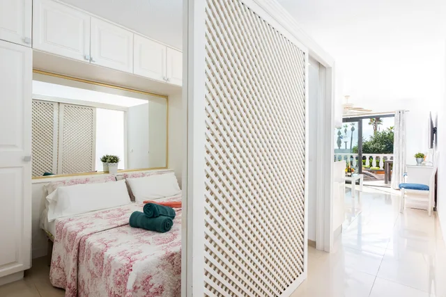 استوديو بسرير مزدوج بشرفة بغرفة نوم واحدة مع أريكة، Tenerife Royal Gardens 6/10