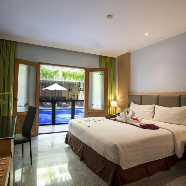 Deluxe, Double or Twin Bed, Pool Access، Famous Hotel Kuta (ex Permata Kuta Hotel by Prasanthi) 5/10