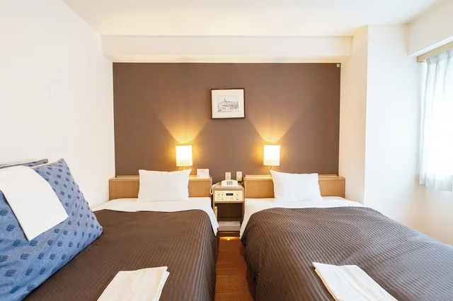 غرفة بسريرين منفصلين للمدخنين، Sapporo Clark Hotel 5/9