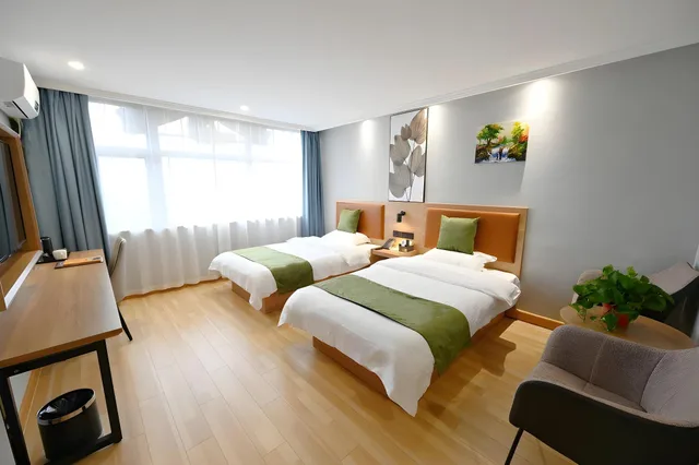 غرفة سوبيريور بسريرين منفصلين، Greentree Inn Suzhou Taiping Town High-Speed North Station Express Hotel 1/1