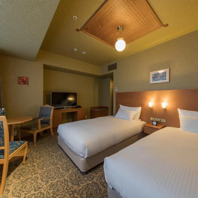 غرفة قياسية بسريرين منفصلين، Jr Kyushu Hotel Blossom Oita 2/10
