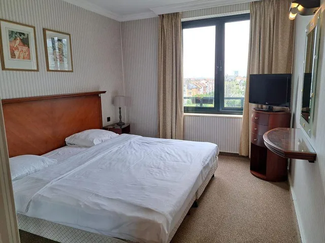 شقة ثلاثية بسرير مزدوج بإطلالة على المتنزه مع أريكة، B-Aparthotel Ambiorix 1/1