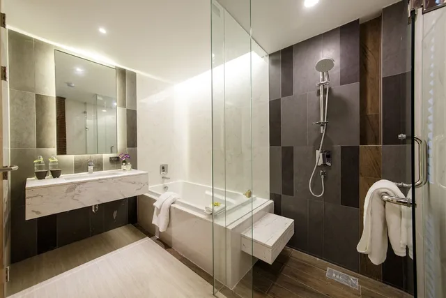 جناح سوبيريور بسريرين منفصلين بغرفة نوم واحدة بمطبخ، Lit Bangkok Residence 10/10