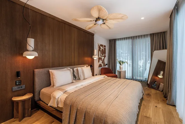 فيلا فاخرة بسريرين كوين وسريرين منفصلين بـ3 غرف نوم بمسبح خاص، Cape Bodrum Luxury Hotel Beach 1/5