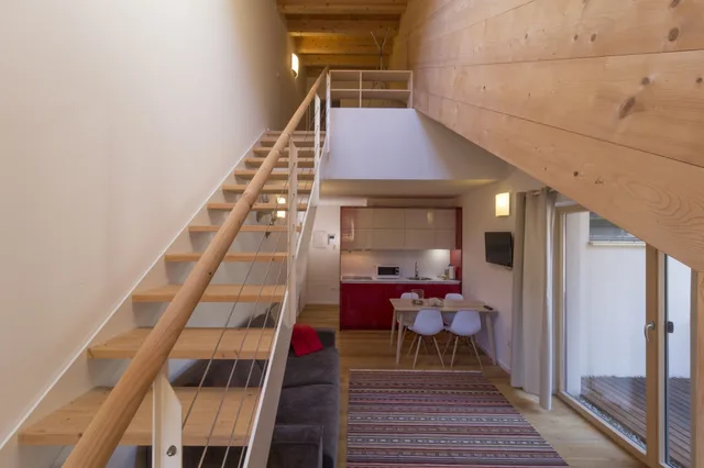 1 Bedroom, Panoramic, Penthouse, 2 Queen Beds, Mountain View, Sofa, Quercus Appartements 8/10