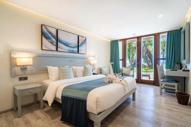 غرفة بسرير مزدوج أو سريرين منفصلين بإطلالة، Baobab Beach Resort 9/10