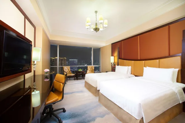 غرفة ديلوكس بسريرين منفصلين، Shangri-La Wenzhou 1/6