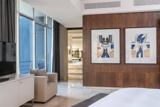 جناح رئاسي بسرير كينج بإطلالة على البحر بشرفة، RADISSON BLU HOTEL & RESIDENCE, MAPUTO 5/7