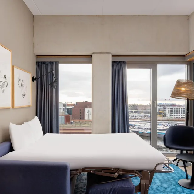 جناح ركني بسرير كوين بغرفة نوم واحدة، Residence Inn By Marriott Amsterdam Houthavens 5/7