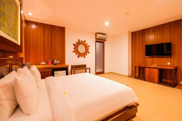 غرفة بسرير مزدوج بإطلالة على الحديقة، Papillon Echobeach 1/10