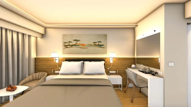 غرفة بإطلالة جزئية على البحر، Arte Hotel 7/8