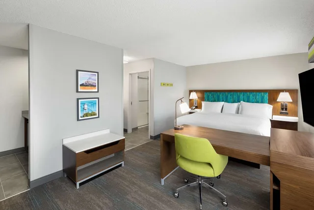 جناح استوديو بسرير كينج بمطبخ صغير، Hampton Inn & Suites Dothan 1/3