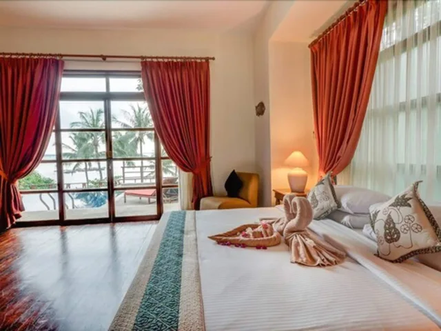 فيلا بسرير كينج وسرير فردي بإطلالة على البحر بغرفتي نوم بمسبح خاص، Indra Maya Pool Villas 2/10