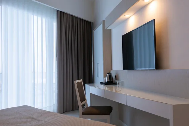 غرفة ديلوكس بسرير مزدوج أو سريرين منفصلين بإطلالة على البحر، Hotel Giosue A Mare 7/10