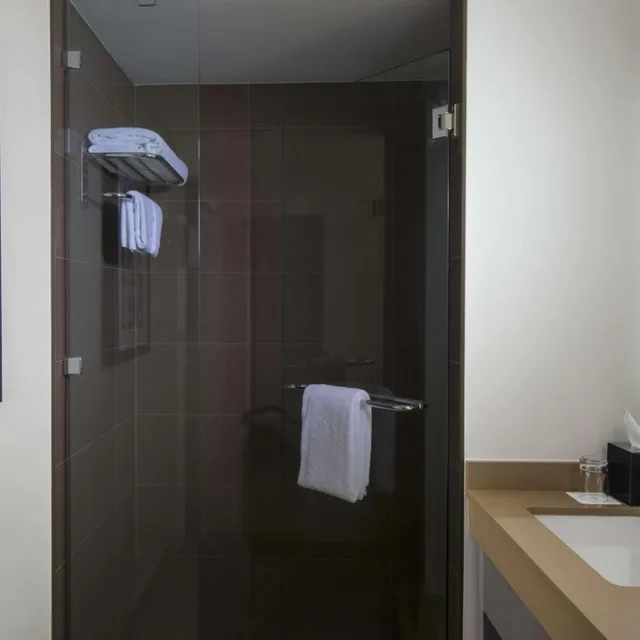جناح بسرير كينج بغرفة نوم واحدة مع أريكة بمطبخ في طابق مرتفع، HYATT HOUSE NEW YORK CHELSEA 2/2