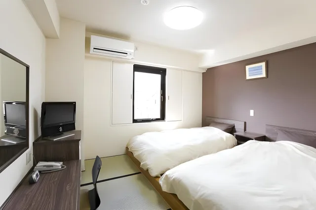 Japanese Western, Twin Beds, Smoking, The Kato Hotel 1/1
